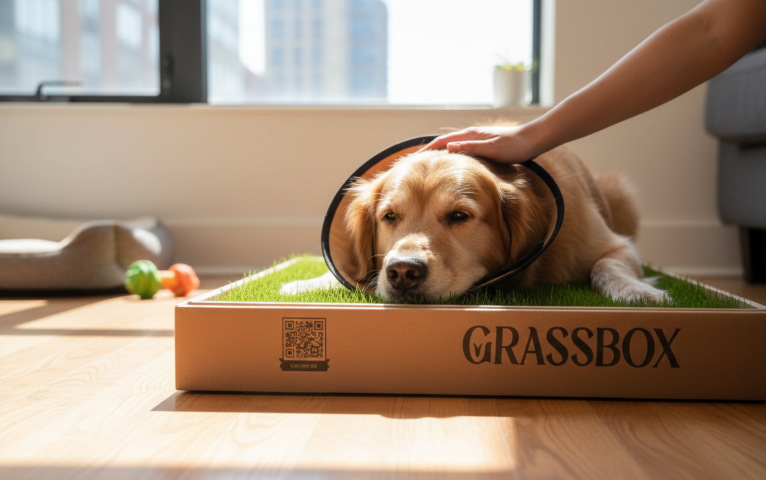Why a Real Grass Dog Potty Patch Is Perfect for Older Dogs and Post-Surgery Recovery