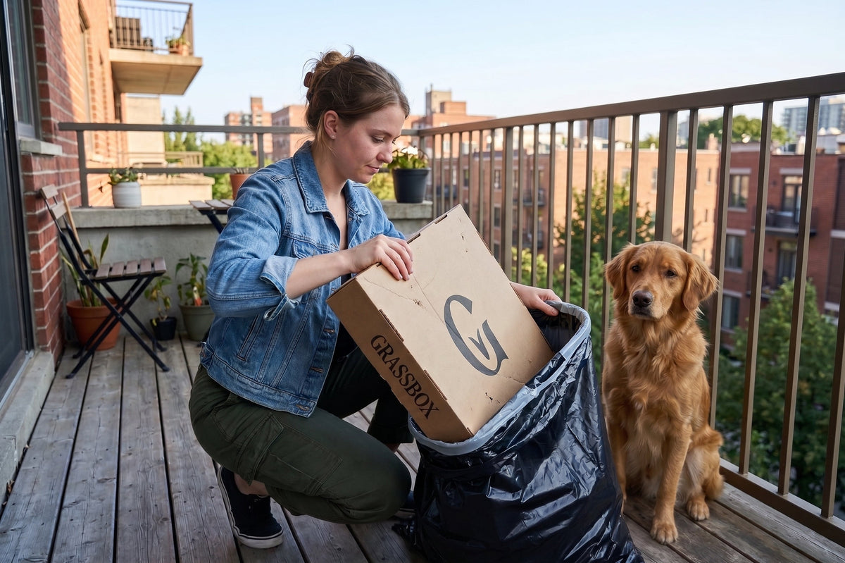 How to Dispose of Real-GrassBox Patches in a Canadian Apartment or Condo